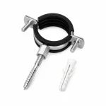 Clamp with a rubber gasket 2"